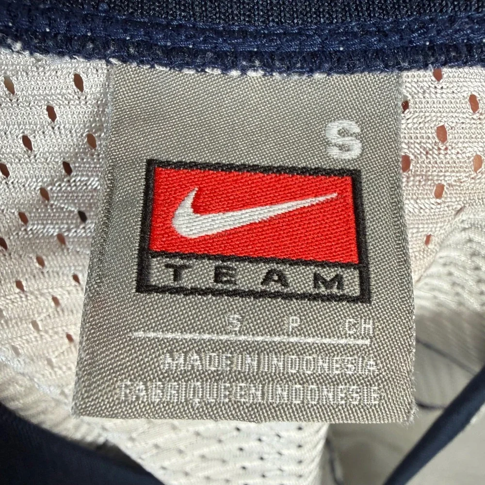 Nike Team Football Jersey Mens Small +2 White #22 Sewn Mesh Authentic Athletic